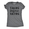 Womens Tacos Before Vatos T Shirt Funny Mexican Food Lovers Joke Tee For Ladies Funny Womens T Shirts Cute Slimming Top...