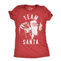 Team Santa Funny Xmas Party St Nicholas Lovers Joke Funny Cute Slimming Top Comfortable Soft Womenswear Tops Novelty Red T-Shirts, Hoodie, Sweatshirt