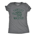 Womens Turtley Wasted T Shirt Funny Partying Drinking Turtle Joke Tee for Ladies Funny Womens T Shirts Cute Slimming Top...
