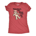 Womens Valentines Day Plans With My Ex T Shirt Funny Voodoo Doll Joke Tee For Ladies Funny Womens T Shirts Cute Slimming...