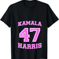 Womens Varsity First Woman President Harris 2024 Kamala Harris 47 T-Shirt Hoodie, Sweatshirt | GrindPrints.com