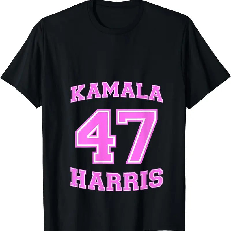 Womens Varsity First Woman President Harris 2024 Kamala Harris 47 T-Shirt Hoodie, Sweatshirt | GrindPrints.com