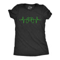 Womens Video Game Heart Beat T Shirt Funny Cool Controller Pulse Monitor Tee For Ladies Hoodie, Sweatshirt | GrindPrints.com
