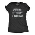 Womens Warning Officially A Teenager T Shirt Funny Birthday Gen Z Graphic Tee Funny Womens T Shirts Cute Slimming Top...