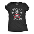Womens What Up Suckas T Shirt Funny Spooky Halloween Party Vampire Tee for Ladies Funny Womens T Shirts Cute Slimming Top...