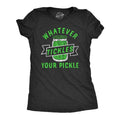 Womens Whatever Tickles Your Pickle T Shirt Funny Jar Of Pickles Saying Joke Tee For Ladies Funny Womens T Shirts Cute...