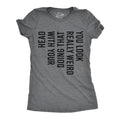 Womens You Look Really Weird Doing That With Your Head T Shirt Funny Sideways Print Tee Funny Womens T Shirts Cute...