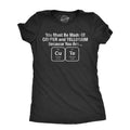 You Must Be Made Out Copper Tellurium Because You Are Cute Funny Nerdy Elements Funny Cute Slimming Top Comfortable Soft Womenswear Nerd Black T-Shirts, Hoodie, Sweatshirt
