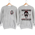 Woodsboro Horror Film Club Halloween Sweatshirt Hoodie Tshirt, Halloween Gifts | GrindPrints.com