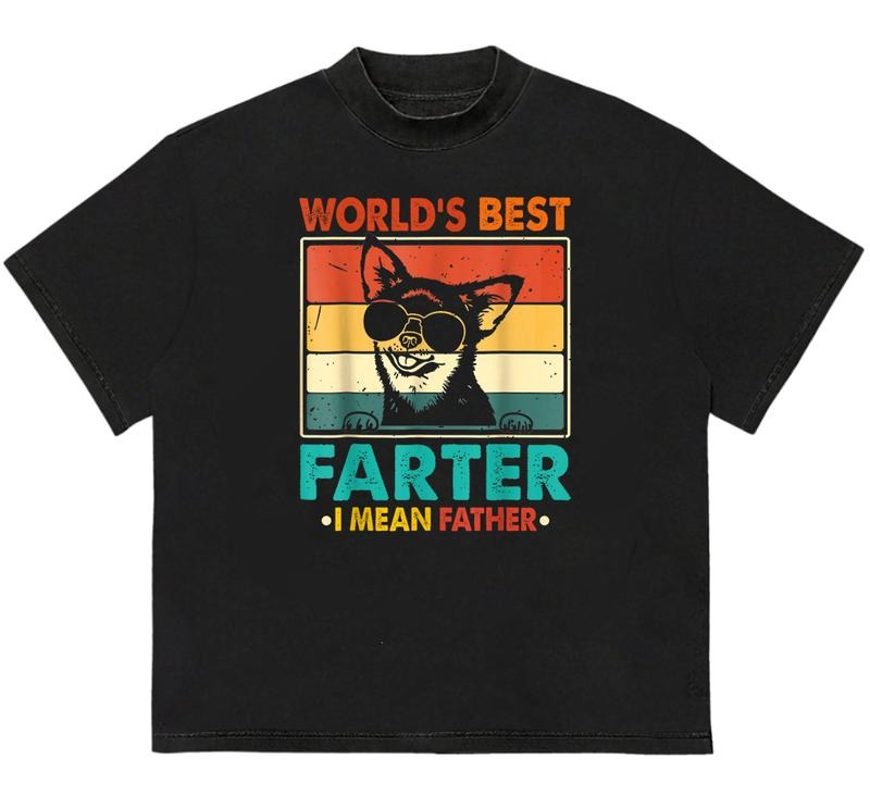 World's Best Farter I Mean Tshirt Fathers Day T-Shirt Recycled Cotton Graphic Hoodie, Sweatshirt | GrindPrints.com