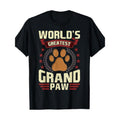 World'S Greatest Grandpa" Dog Lover Cotton Casual Breathable & Machine Washable Short Sleeve Crew Neck Made USA T-Shirts, Hoodie, Sweatshirt
