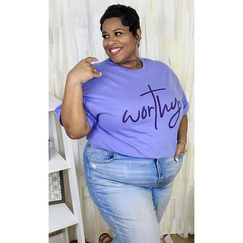 Worthy Graphic T-Shirt Hoodie, Sweatshirt | GrindPrints.com