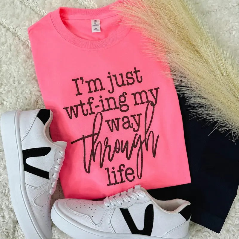 Wtf-ing Graphic Tee Hoodie, Sweatshirt | GrindPrints.com