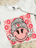 XOXO Smiley Graphic Top T-Shirts, Hoodie, Sweatshirt | GrindPrints.com