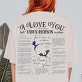 Xaden Quote Shirt back side Booktok Romantasy Quotes Tshirt Dragon Booklover Fandom Merch Romance Fantasy Dragons T-shirt...