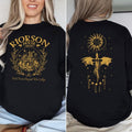 Xaden Riorson House 2-Sided Sweatshirt, Iron Flame TShirt, Fourth Wing Hoodie, Dragon Rider Bookish, Basgiath War College...