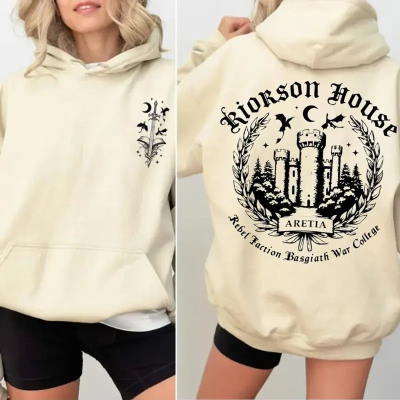 Xaden Riorson House Shirt, Iron Flame Shirts, Dragon Rider Bookish Sweatshirt, Violet Sorrengail, Fourth Wing Bookish...