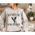 Xaden Riorson Wingleader Sweatshirt Fourth Wing Shirt Booktok Onyx Storm Violence Shadow Violent Little Thing Daddy Onyx...