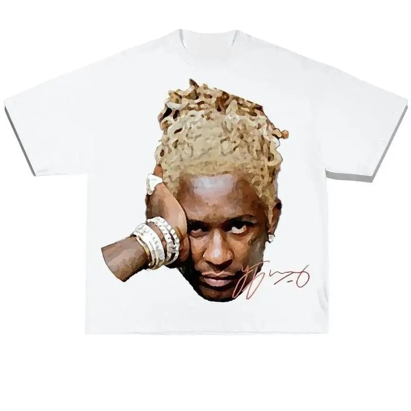 Y.Thug Graphic Tees - Vintage Bootleg Summer Tee Cotton Menswear Top Motivation Original Hoodie, Sweatshirt | GrindPrints.com