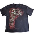 Y2K Gothic Punk Flaming Skulls Biker Grunge Affliction Black Graphic T-Shirt, Skulls Shirt, Unisex T-Shirt, Gift For Men...