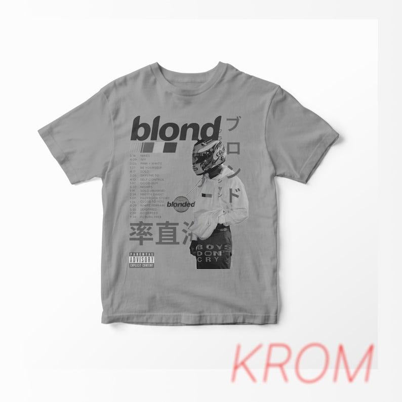 Y2K t-shirt Frank Ocean BL0ND ART, Blond album, Vintange Hoodie, Sweatshirt | GrindPrints.com