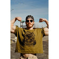 YIWO Men's Beast Lift Cropped T-Shirt Hoodie, Sweatshirt | GrindPrints.com