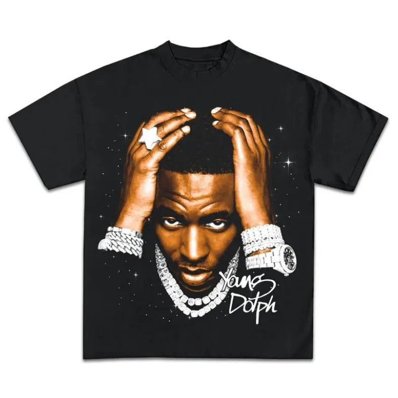 YOUNG DOLPH T-SHIRT, Rare Rap Tee Tour Concert Hip Hop Shirt Hoodie, Sweatshirt | GrindPrints.com