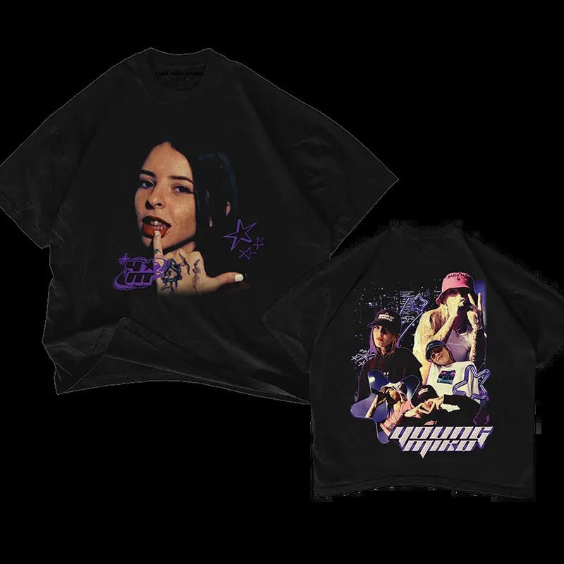 YOUNG MIKO V2 Double Sided Y2K T Shirt Hoodie, Sweatshirt | GrindPrints.com