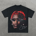 YOUNG THUG Red T-Shirt, Music Rap Tee, Pop, Hip Hop, R&B, Y2k, Unisex T-Shirt, Gift For Men Women Womenswear Menswear Top...