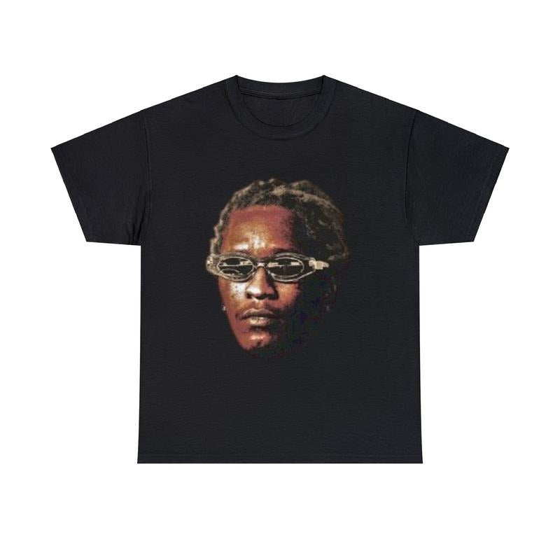 YOUNG THUG T-SHIRT, Rap Tee Concert T-Shirt, Kanye Thugger Slime Season  Green Rare Hip Hop Graphic T-Shirt, Vintage...