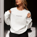 Ya'll Need Jesus Embroidered Crewneck SweatshirtShirt, Cute Sarcastic Sweater, Custom Funny Long Sleeves Sweatshirt,...