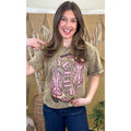 Yee Haw Cowboy Boots Mineral Washed Graphic T-Shirt Hoodie, Sweatshirt | GrindPrints.com