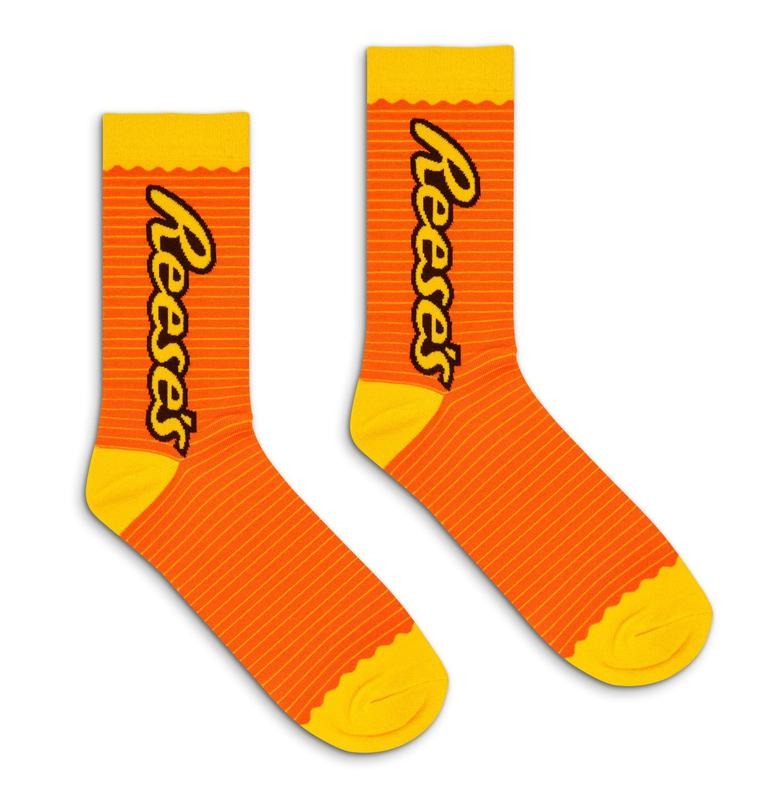 Reese's Candy Logo Crew Socks - Orange/Yellow T-Shirts, Hoodie, Sweatshirt | GrindPrints.com