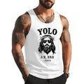 Yolo jk brb jesus for religious christian easter Unisex Tank Top, Cotton, Size S-3XL T-Shirts, Hoodie, Sweatshirt