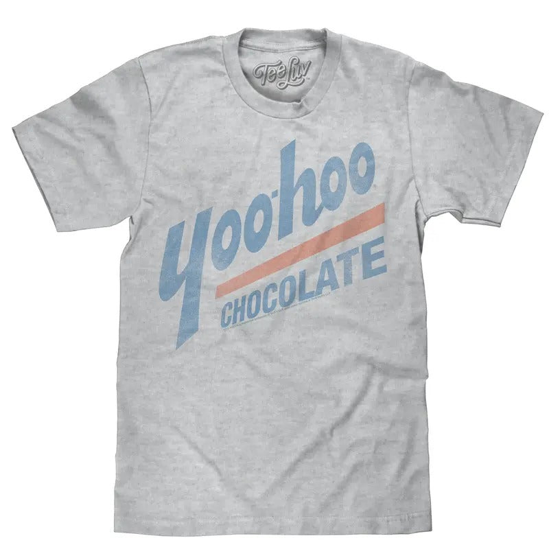 Yoo Hoo Logo T-Shirt - Gray Hoodie, Sweatshirt | GrindPrints.com