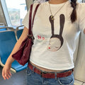 Yoshitomo Nara Bunny Girl No Graphic Baby Tee Hoodie, Sweatshirt | GrindPrints.com