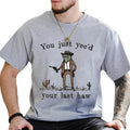 You Just Yee'd Your Last Haw Graphic Tee, Western Cowboy Frog T-shirt, Funny Meme Shirt, Funny Gift For Him Hoodie,...