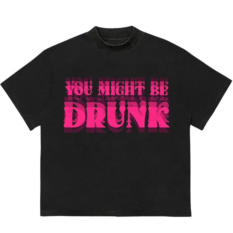 You Might Be Drunk T-Shirt Sustainable Cotton Football Team Retro College Hoodie, Sweatshirt | GrindPrints.com