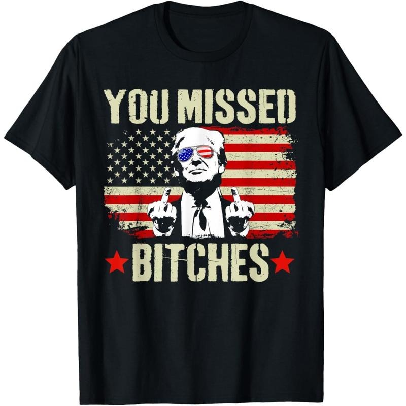 You Missed Shirt, You Missed Trump 2024 TShirt You Missed T-Shirt .made in usa Hoodie, Sweatshirt | GrindPrints.com