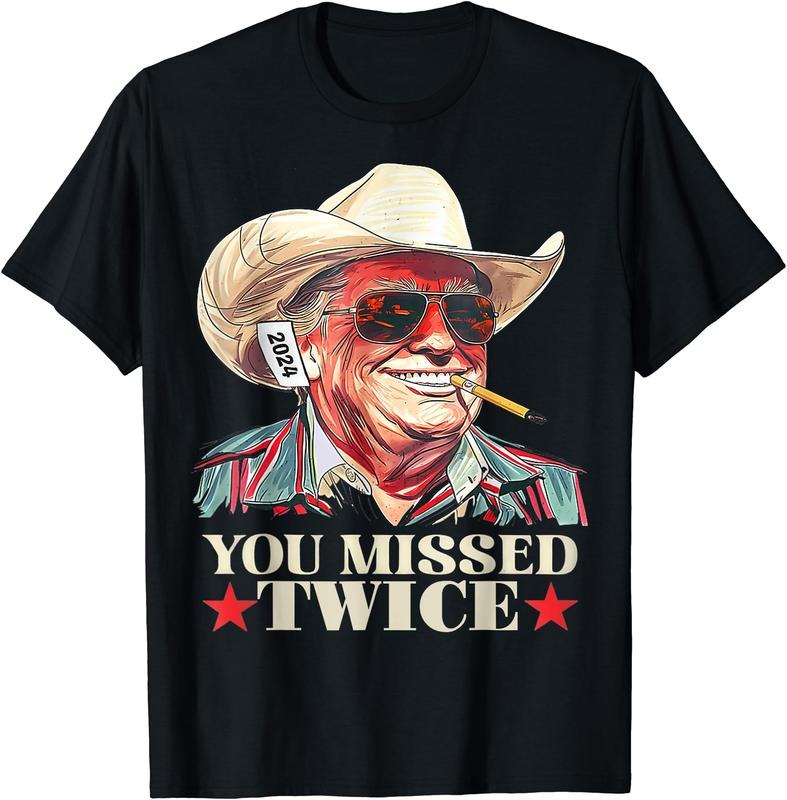 You Missed Twice T-Shirt Hoodie, Sweatshirt | GrindPrints.com