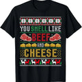 You Smell Like Beef And Cheese Ugly Christmas Sweater T-Shirt Hoodie, Sweatshirt | GrindPrints.com