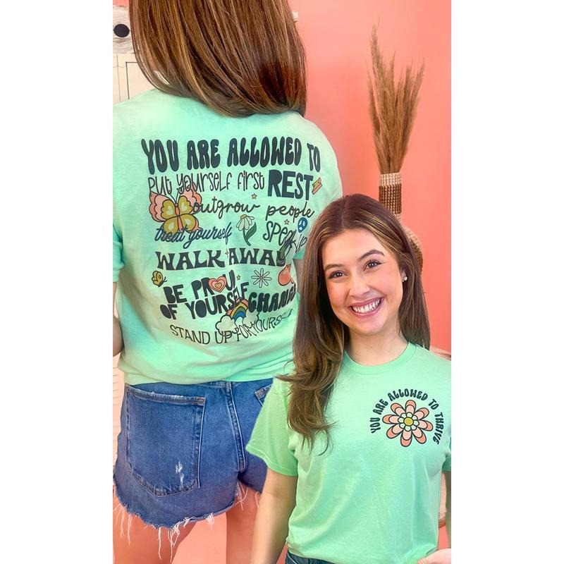 You are Allowed Graphic Shirt Hoodie, Sweatshirt | GrindPrints.com