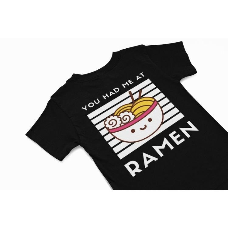 You had me at Ramen, kawaii noodle bowl T-Shirt, Cute kawaii Tee, Japanese vacation shirt gift, quirky food humour...