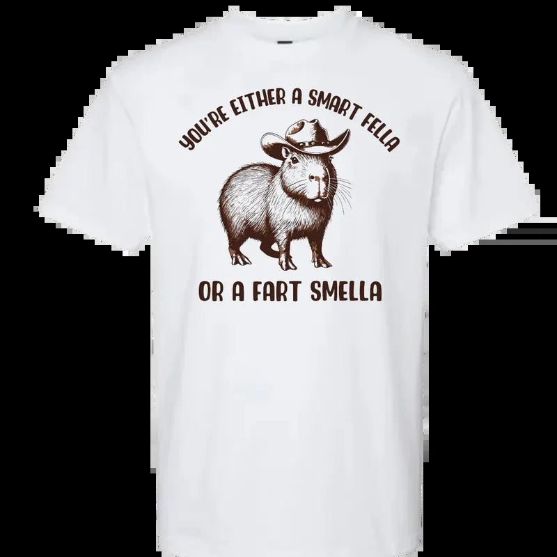 You're Either a Smart Fella or Fart Smella My T-Shirt Hoodie, Sweatshirt | GrindPrints.com