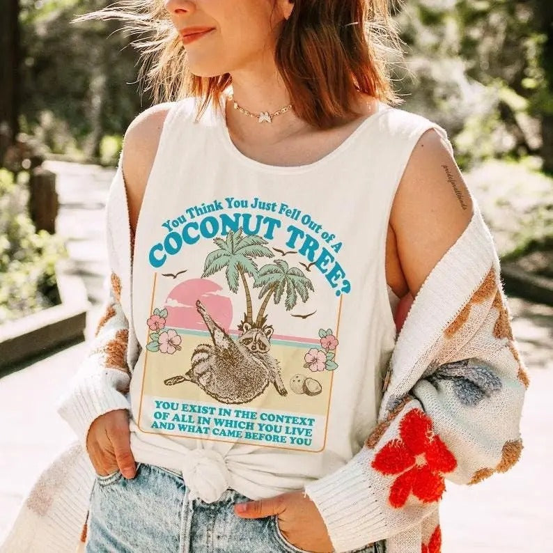 You think you just fell out of a coconut tree kamala harris | kamala harris tank top | harris 2024 | harris for president...