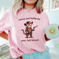 You've Just Buttered Your Last Biscuit T-Shirt, Funny Cowboy Cat T-shirt, Meowdy Partner Tee, Cozy Cat Tee Hoodie, Sweatshirt