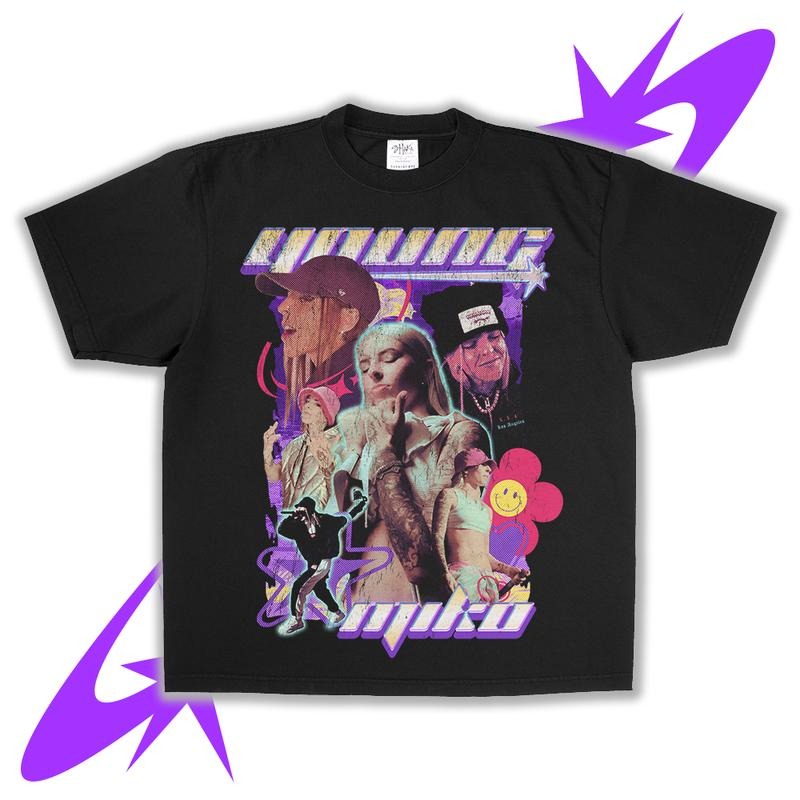 Young Miko - Vintage Style T Shirt High Quality street wear Fit Tee Hoodie, Sweatshirt | GrindPrints.com