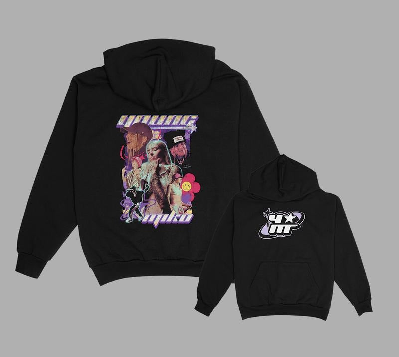 Young Miko Double Sided Unisex Premium Pullover Hoodie T-Shirts, Sweatshirt | GrindPrints.com