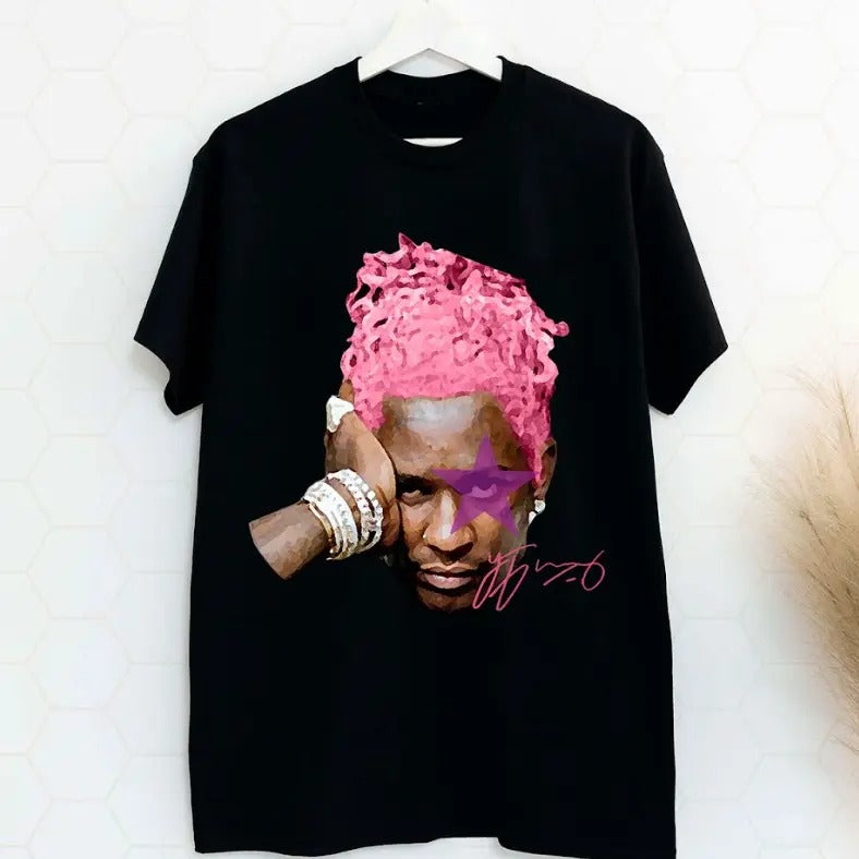 Young Thug Pink star Shirt for True Fans Hoodie, Sweatshirt | GrindPrints.com
