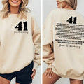 Your 41 Is Coming Sweatshirt Women's Religious Sweatshirt Faith Shirtchristian Pulloverbible Verse Tshitjesus Lover...